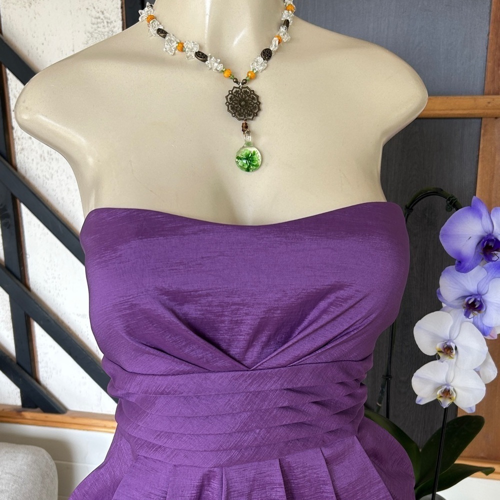 NW Nightway Purple Strapless Party Dress – XL – women’s dress prom, homecoming - Picture 3 of 13